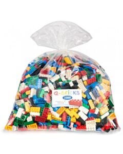 LEGO ANALOOG - Q-BRICKS KLASSI KOMPLEKT 1000 TK PLASTKOTIS